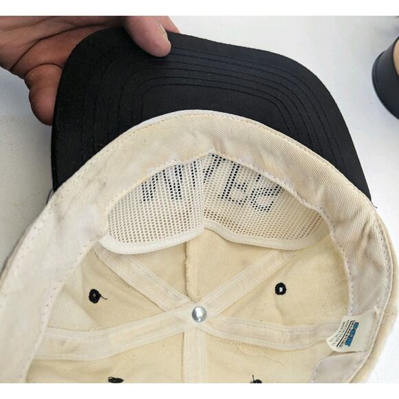 MAFS Manheim Auctions Vintage White and Black Hat Snapback Hat‎ - Picture 9 of 13